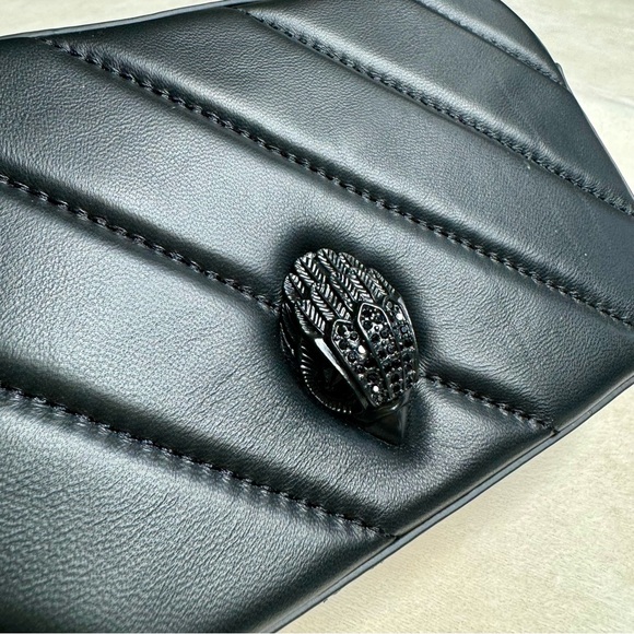 NEVER BEEN USED!  Kurt Geiger London Kensington Small Leather Camera Bag / Black - Picture 6 of 11